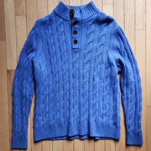 Vineyard Vines Men's Blue Knit Sweater
